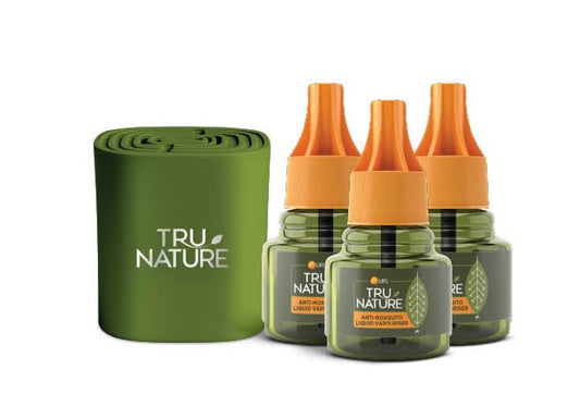 Tru Nature Herbal Mosquito Repellent Machine + 45ml x 3 Liquid Refill (45 ML)