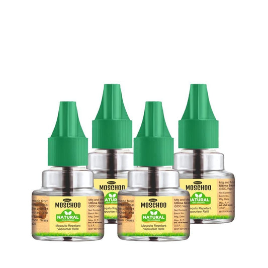 Moschoo Natural Mosquito Repellent Refill (Pack of 4)